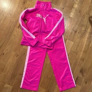 Puma girls track suit